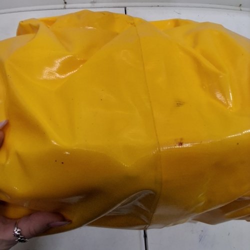 REUSABLE PVC FLOOD BARRIER - 24FT 10" X 6" IN HEIGHT - YELLOW/BLACK-(MODEL: LFX24FT10IN6IN4PBZV0) image 2