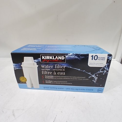 10PK KIRKLAND SIGNATURE WATER FILTERS - WHITE (MODEL: 1276702) image 3