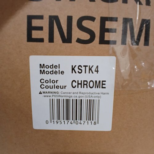 LG STACKING KIT - CHROME (MODEL: KSTK4) image 4