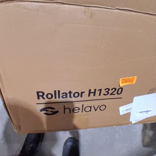 HELAVO ROLLATOR WALKER - BLACK (MODEL: H1320) image 2