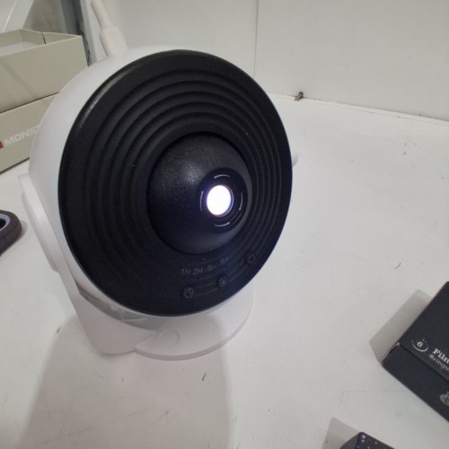 GALAXY LIGHT PROJECTOR - INCLUDES 12 DISKS - WHITE (MODEL: BL-DQY02) image 3
