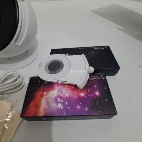 GALAXY LIGHT PROJECTOR - INCLUDES 12 DISKS - WHITE (MODEL: BL-DQY02) image 5
