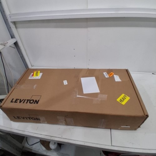 LEVITON 20 SPACE OUTDOOR CIRCUIT BREAKER LOAD CENTER - 30" X 15" - GREY - (MODEL: LR210-BDD) image 5