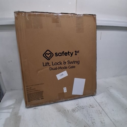 SAFETY 1ST LIFT, LOCK & SWING DUAL-MODE GATE - 28" - 42" X 26" - GREY (MODEL: GA048CWHOF1) image 5