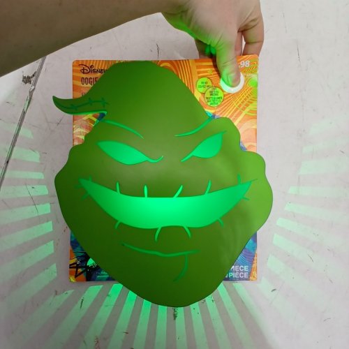 DISNEY LED OOGIE BOOGIE LIGHT DECORATION - 8.5" - GREEN (STYLE: 554824) image 2