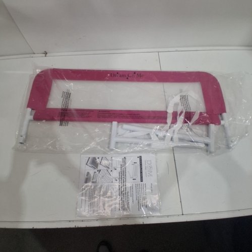DREAM ON ME (DOM) LIGHTWEIGHT DELUXE SECURITY BED RAIL - 32.5" X 14.5" - PINK - (MODEL: ‎419-P) image 2