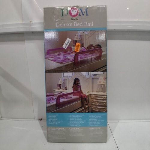 DREAM ON ME (DOM) LIGHTWEIGHT DELUXE SECURITY BED RAIL - 32.5" X 14.5" - PINK - (MODEL: ‎419-P) image 3