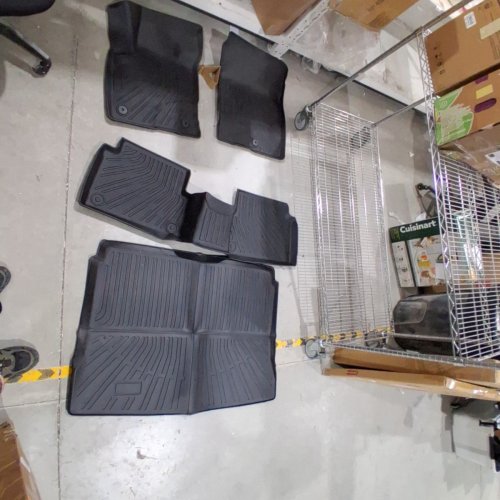 4PC UNBRANDED ALL-WEATHER VEHICLE FLOOR MAT SET - BLACK image 3