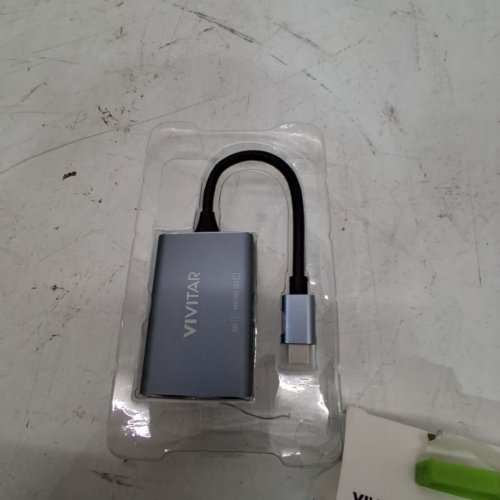 VIVITAR USB-C TO 4K HDMI AND MICRO SD/FULL SD READER/ADAPTER - SILVER - (MODEL: VIVRW7203-NOC-FR) image 2
