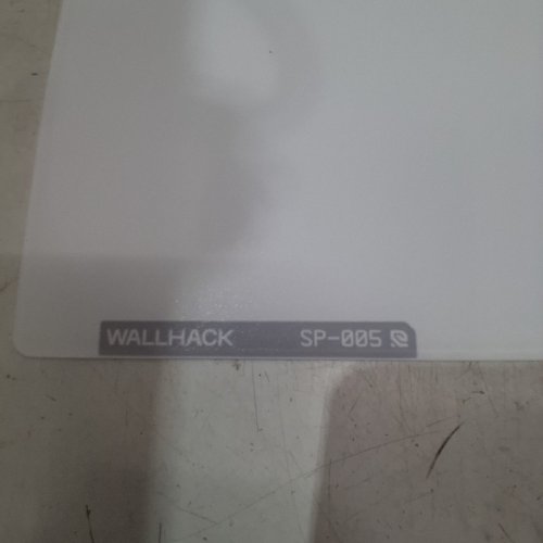 WALLHACK GLASS GAMING MOUSE PAD WITH CARRY CASE & SPEED SURFACE, SMOOTH LOW-FRICTION GLIDE, TEMPERED GLASS & ERGONOMIC LOW PROFILE - 17.3" X 17.3" - WHITE (MODEL: SP-005) image 5