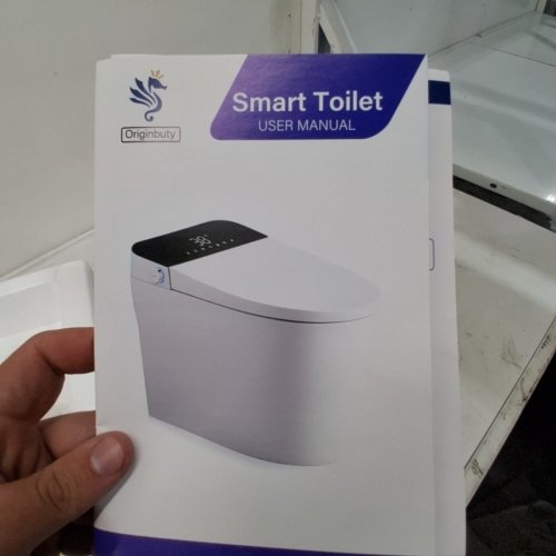 ORIGINBUTY ONE PIECE SMART TOILET WITH BIDET - ELONGATED - WHITE - (MODEL: 709) image 8
