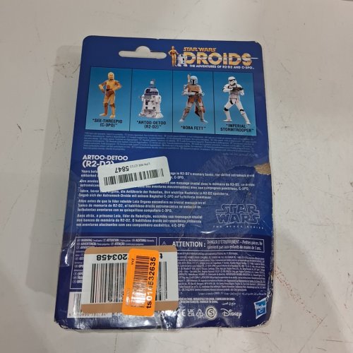 KENNER STAR WARS DROIDS THE BLACK SERIES ARTOO-DETOO (R2-D2) ACTION FIGURE - WHITE AND BLUE image 3
