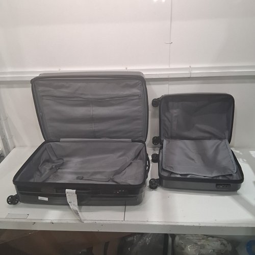 2PC SAMSONITE WINFIELD 2 FASHION SPINNER LUGGAGE SET WITH TSA LOCKS - CHECKED & CARRY-ON - BRUSHED ANTHRACITE (MODEL: 151257-2849) image 2