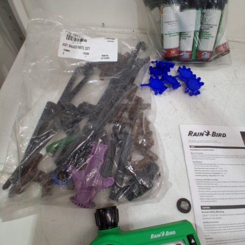 RAIN BIRD IN-GROUND AUTOMATIC SPRINKLER SYSTEM KIT - 125FT HOSE - BLACK (MODEL: 32ETI-ECOM) image 4
