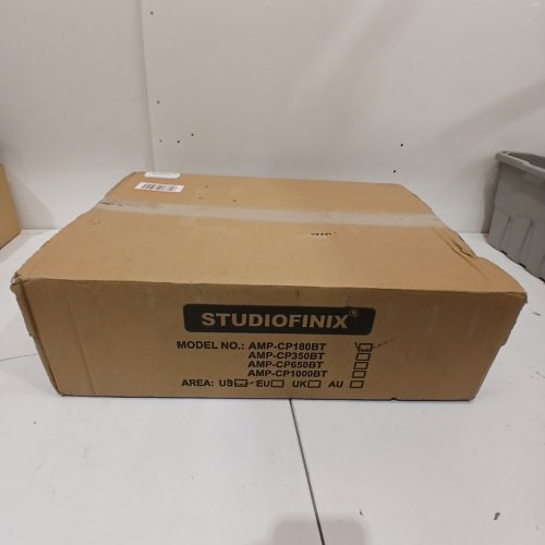 STUDIOFINIX 70V COMMERCIAL PUBLIC ADDRESS AMPLIFIER 180W 6‑ZONE, BLUETOOTH/USB/SD/RCA/MIC/FM/OPTICAL INPUTS FOR RESTAURANTS, OFFICES, 2U RACK MOUNT - BLACK (MODEL: AMP-CP180BT) image 6