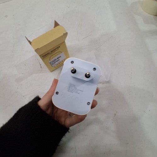 VYLEE TRAVEL PLUG ADAPTER FOR EUROPE - 2 AC OUTLETS, 2 USB-C, 2 USB PORTS - WHITE image 3