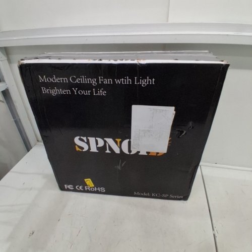 SPNOID CEILING FAN WITH DIMMABLE LIGHT AND REMOTE - 20" - 3000K-6500K - WHITE - (MODEL: ‎KC-SP) image 4