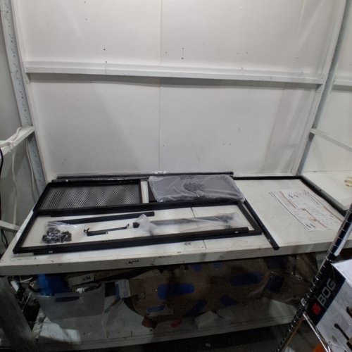 HOMIDEC COMPUTER DESK WITH 4-TIER STORAGE SHELVES - 63" - BLACK (MODEL: AD-SJDNZ 138-66-8.5)‎ ) image 2