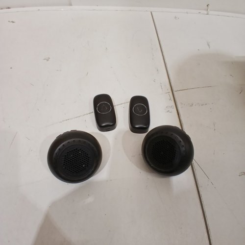 2PK WIRELESS DOORBELL CHIMES WITH BUTTONS - ROUND, BLACK image 3