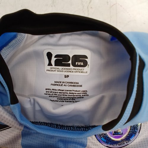 KID'S FIFA ARGENTINA SOCCER JERSEY - SM - BLUE/WHITE (STYLE: 2041QFF) image 2