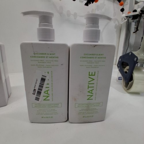2 NATIVE CUCUMBER & MINT VOLUMIZING CONDITIONER - 487 ML EACH image 3