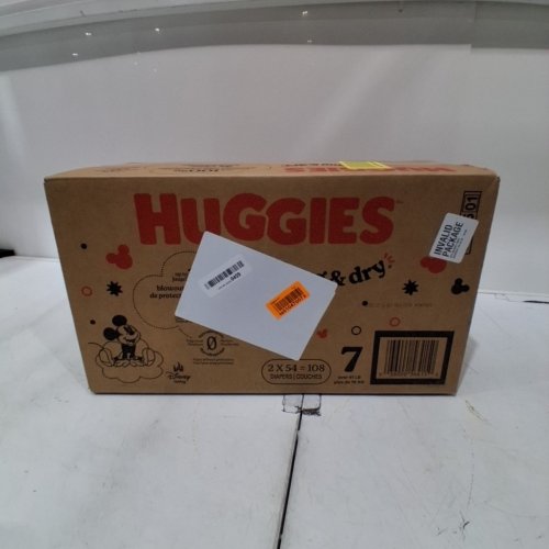 108PK HUGGIES SNUG & DRY DIAPERS - SIZE 7 (41LBS +) - MICKEY MOUSE image 2
