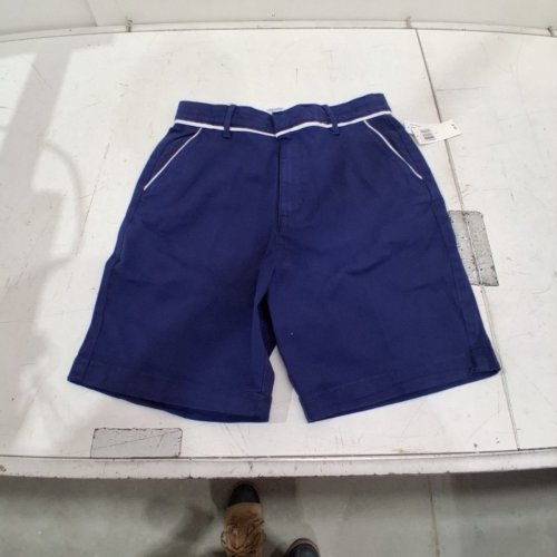 WOMEN'S IZOD MARTINA SOLID GOLF SHORTS - SIZE 4 - MEDIEVAL BLUE/WHITE (STYLE: WISIC64W) image 2