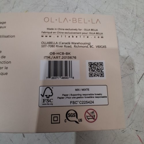 OLLA BELLA PROFESSIONAL HOT COMB - AC100-240 V 50/60HZ 30W - BLACK (MODEL: OB-HCB-BK) image 3