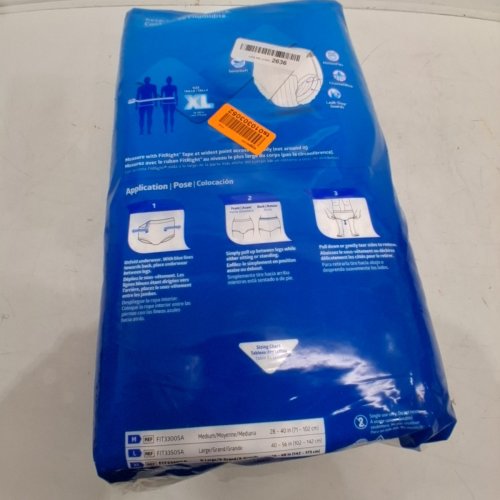 20PK ADULT MEDLINE FITRIGHT SUPER PROTECTIVE UNDERWEAR - EXTRA LARGE image 3