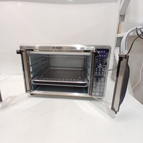 GOURMIA 19-IN-1 9-SLICE AIR FRYER OVEN WITH FRENCH DOORS & DIGITAL TOUCH CONTROLS - STAINLESS STEEL (MODEL: GTF2448) image 3