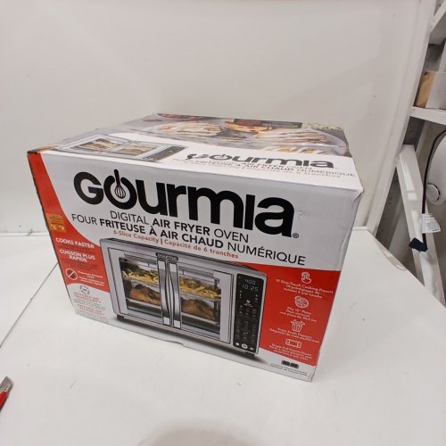 GOURMIA 19-IN-1 9-SLICE AIR FRYER OVEN WITH FRENCH DOORS & DIGITAL TOUCH CONTROLS - STAINLESS STEEL (MODEL: GTF2448) image 7