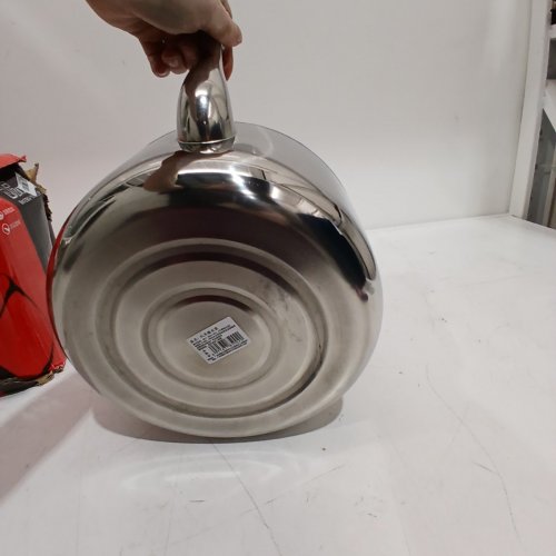 CHUANGYI STAINLESS STEEL WHISTLING TEA POT KETTLE FOR BOILING WATER - 5L - SILVER image 3