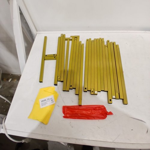 SQUARE METAL ARCH BACKDROP STAND - 6.6FT - GOLD (MODEL: HQGM66FT) image 2
