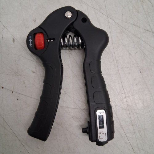 ADJUSTABLE HAND GRIP STRENGTHENER WITH COUNTER - BLACK image 2