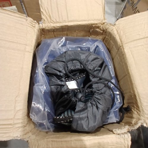 CAMPING COT WITH PADDED MATTRESS - 28" X 73" - BLUE/BLACK (MODEL: A043-002-001) image 3