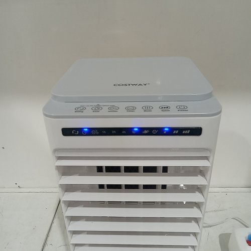 COSTWAY EVAPORATIVE AIR COOLER WITH HUMIDIFIER, 3 MODES, 3 SPEEDS AIR COOLING FAN - 120V - WHITE (MODEL: ES10460US-WH) image 2