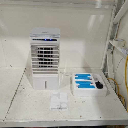 COSTWAY EVAPORATIVE AIR COOLER WITH HUMIDIFIER, 3 MODES, 3 SPEEDS AIR COOLING FAN - 120V - WHITE (MODEL: ES10460US-WH) image 3