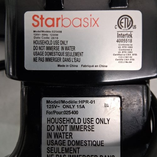 STARBASIX ELECTRIC SKILLET - 120 V, 1200W - BLACK (MODEL: 025400) image 3