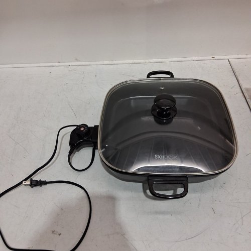 STARBASIX ELECTRIC SKILLET - 120 V, 1200W - BLACK (MODEL: 025400) image 4