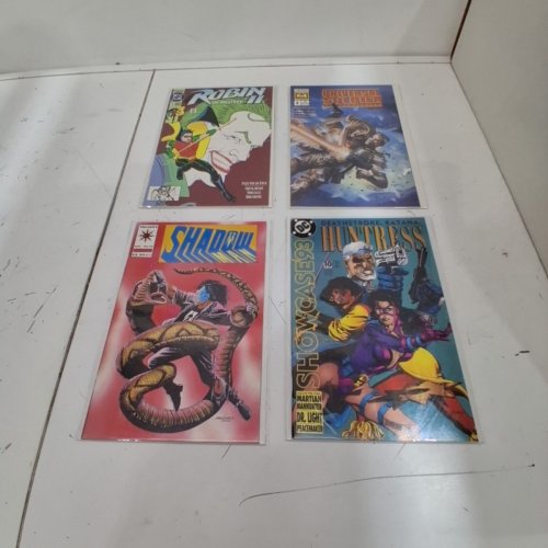 4 ASSTD DC, VALIANT, AND NOW COMIC BOOKS - UNIVERSAL SOLDIER #2, ROBIN II THE JOKER'S WILD #1, SHOWCASE 93 #10, SHADOW MAN #20 - VARIOUS AUTHORS image 2