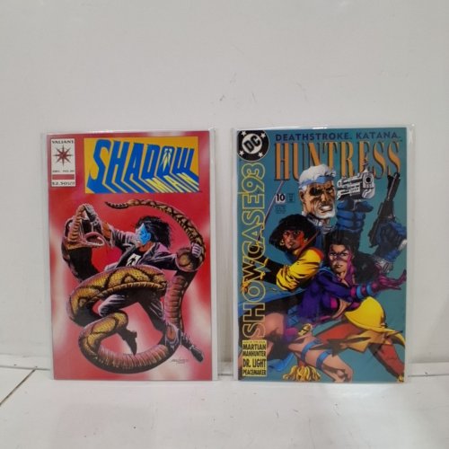4 ASSTD DC, VALIANT, AND NOW COMIC BOOKS - UNIVERSAL SOLDIER #2, ROBIN II THE JOKER'S WILD #1, SHOWCASE 93 #10, SHADOW MAN #20 - VARIOUS AUTHORS image 4