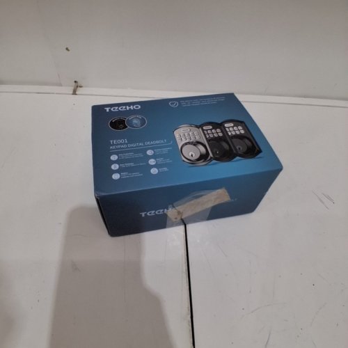 TEEHO KEYPAD DIGITAL DEADBOLT LOCK - SATIN NICKEL (MODEL: TE001) image 4