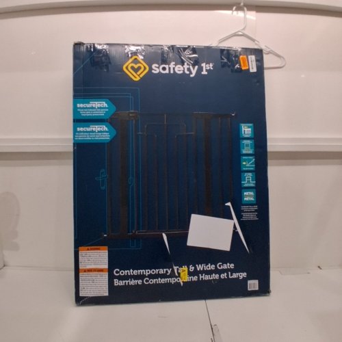 SAFETY 1ST CONTEMPORARY TALL & WIDE GATE WITH SECURETECH - 29"-47" X 36" - BLACK (MODEL: GA176CBLKF2) image 4