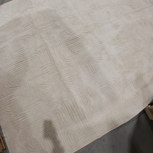 ABSTRACT PATTERN AREA RUG - 8FT X 10FT - IVORY image 3