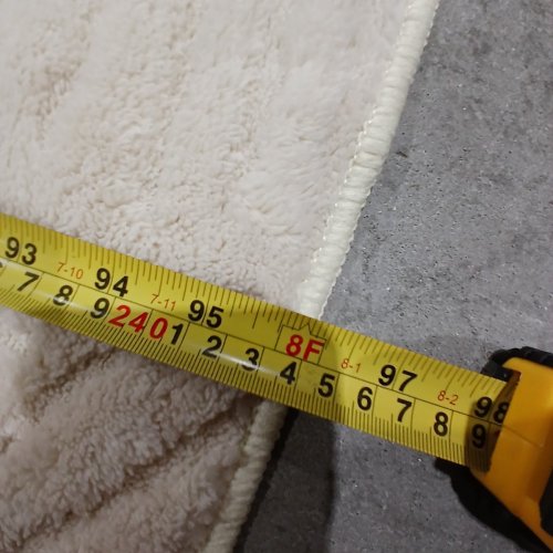 ABSTRACT PATTERN AREA RUG - 8FT X 10FT - IVORY image 4