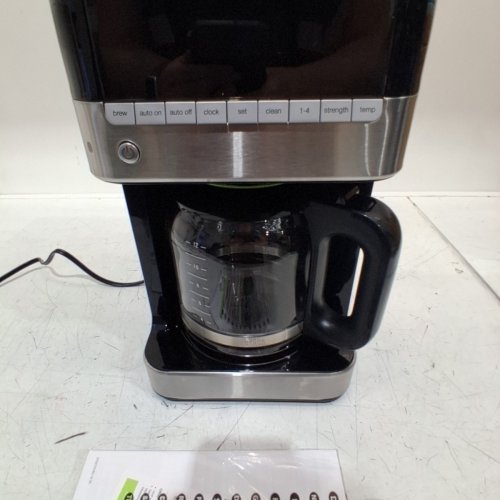 BRAUN BREWSENSE 12-CUP DRIP COFFEE MAKER - BLACK/SILVER (MODEL#: KF7150BK) image 6