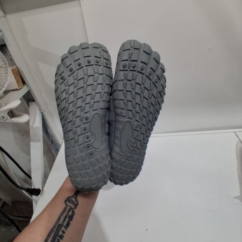 UNISEX BAREFOOT HIKING SHOES - MEN'S 9, WOMEN'S 11 - GREY image 5