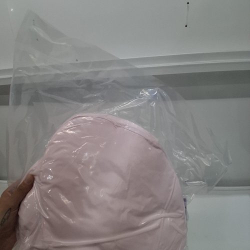 MELLOW SOFT ERGONOMIC BODY PILLOW - 44" X 14" - PINK image 3