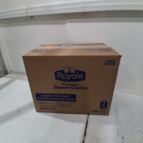 186PK ROYALE PREMIUM DISPOSABLE DIAPERS - SIZE 2 (MODEL: 51028) image 3