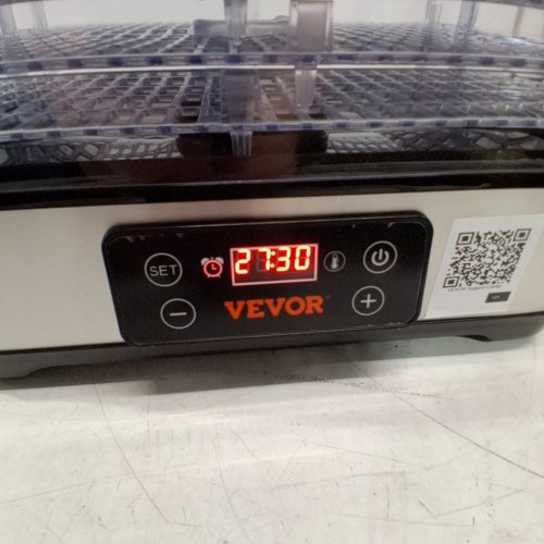 ELECTRIC 5-TRAY FOOD DEHYDRATOR MACHINE - 120V, 300W - BLACK/SILVER (MODEL-DH805) image 2
